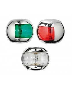 Luci di via Classic 12 in acciaio inox, 90 mm